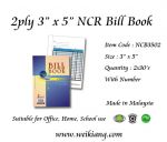 2ply 3" x 5" NCR Bill Book With Number